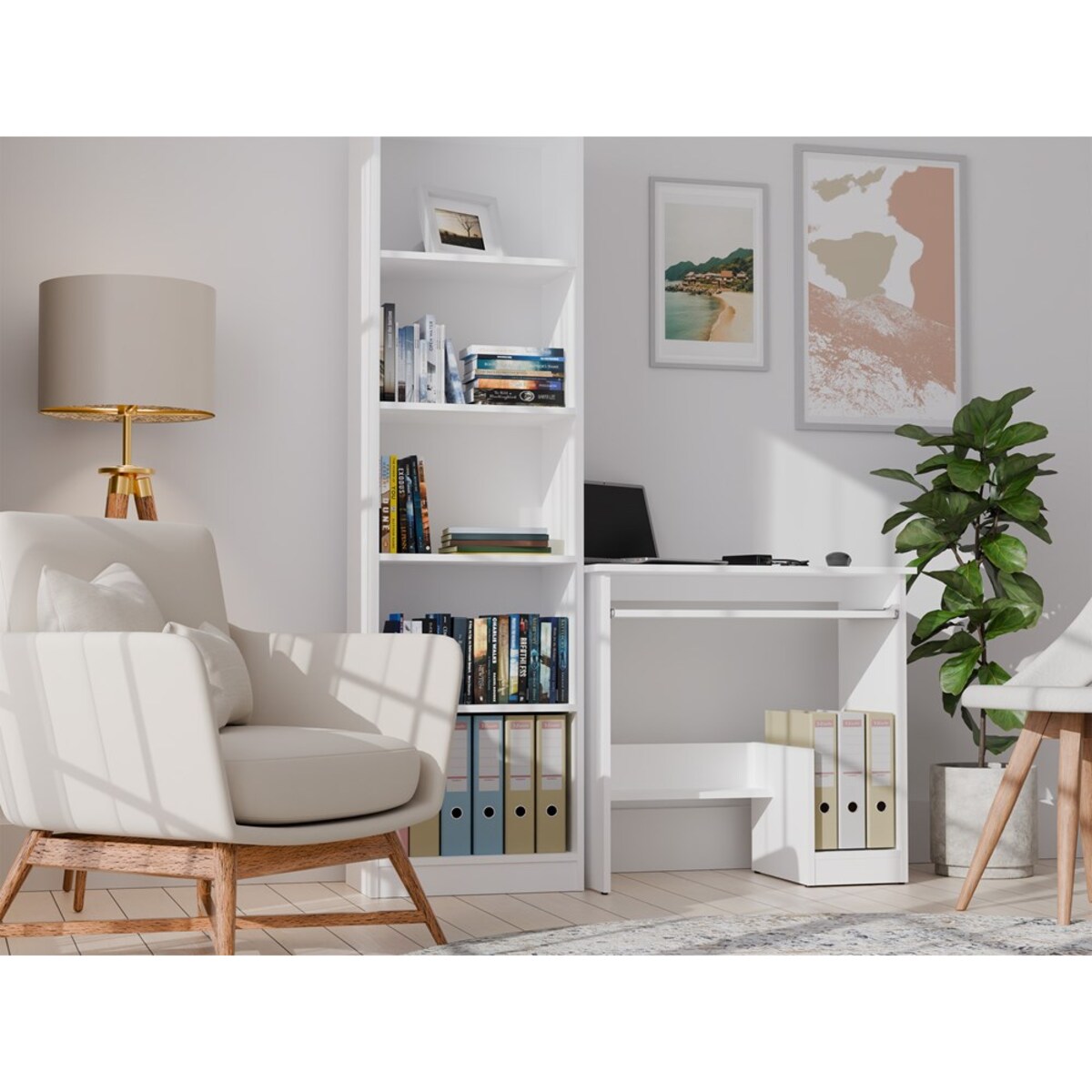 Biurko komputerowe Topeshop Rosa Idealne dla dzieci