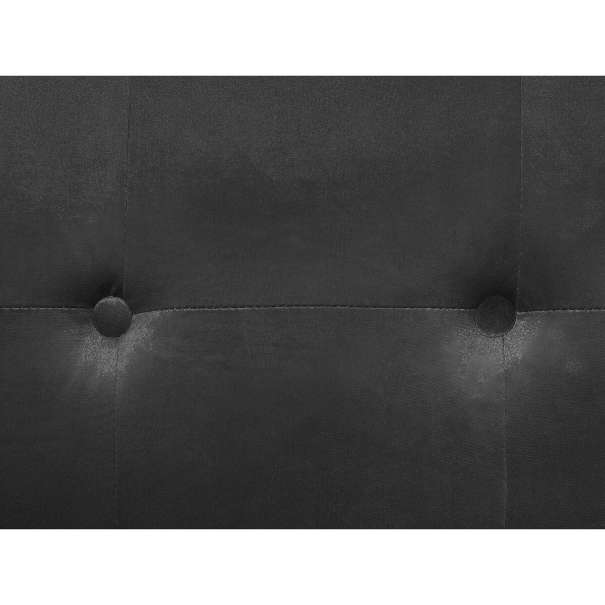 Sofa 3-osobowa welurowa ciemnoszara AVALDSENES