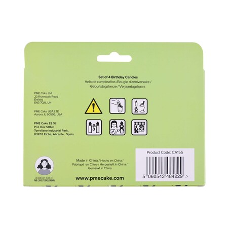 PME Zestaw 4 świeczek piłka nożna