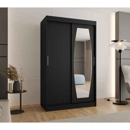 Szafa przesuwna ROSSA 120 czarny