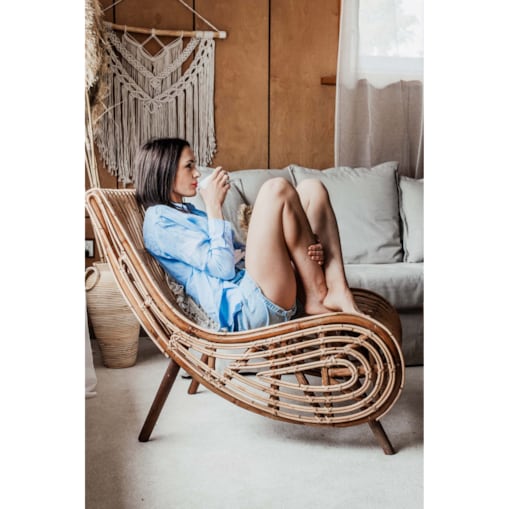 FOTEL RATTANOWY KABA