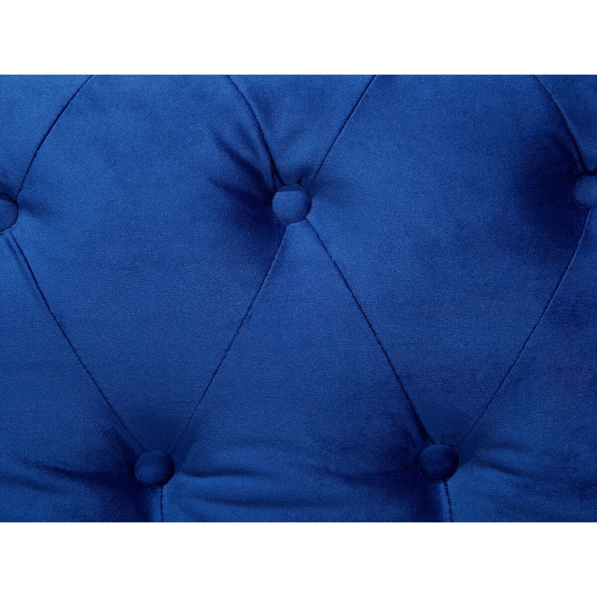 Fotel welurowy ciemnoniebieski CHESTERFIELD