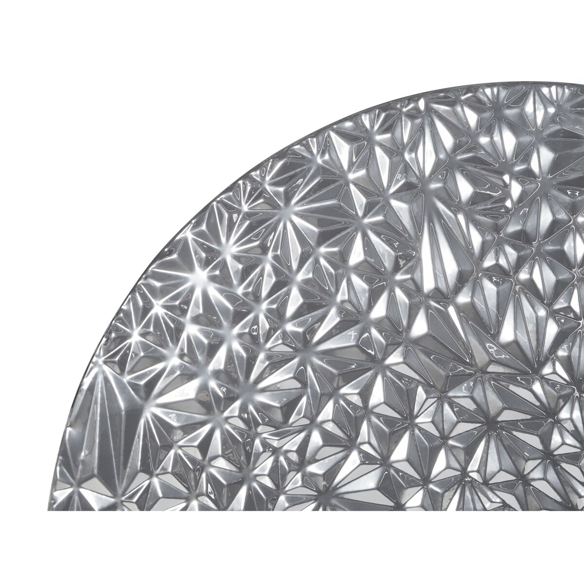 Dekoracja ścienna MOSCAVIDE 59 cm Metal Srebrny