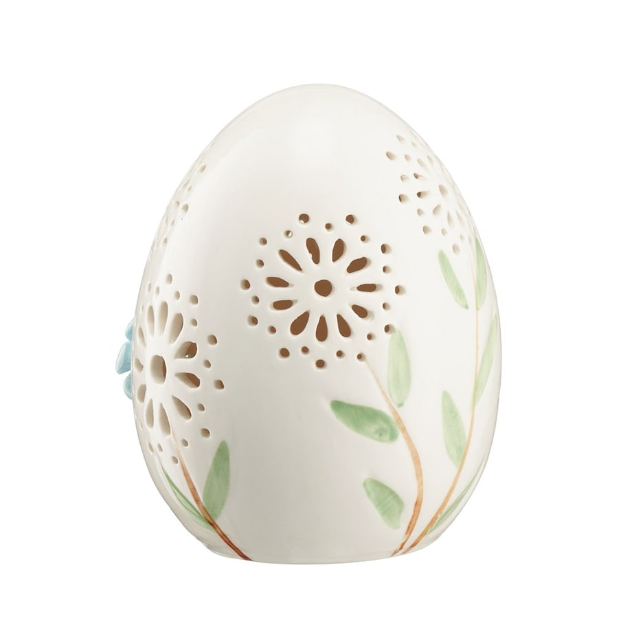 VILLA ITALIA Jajko wielkanocne porcelanowe 13 cm Lampion LED LAURA