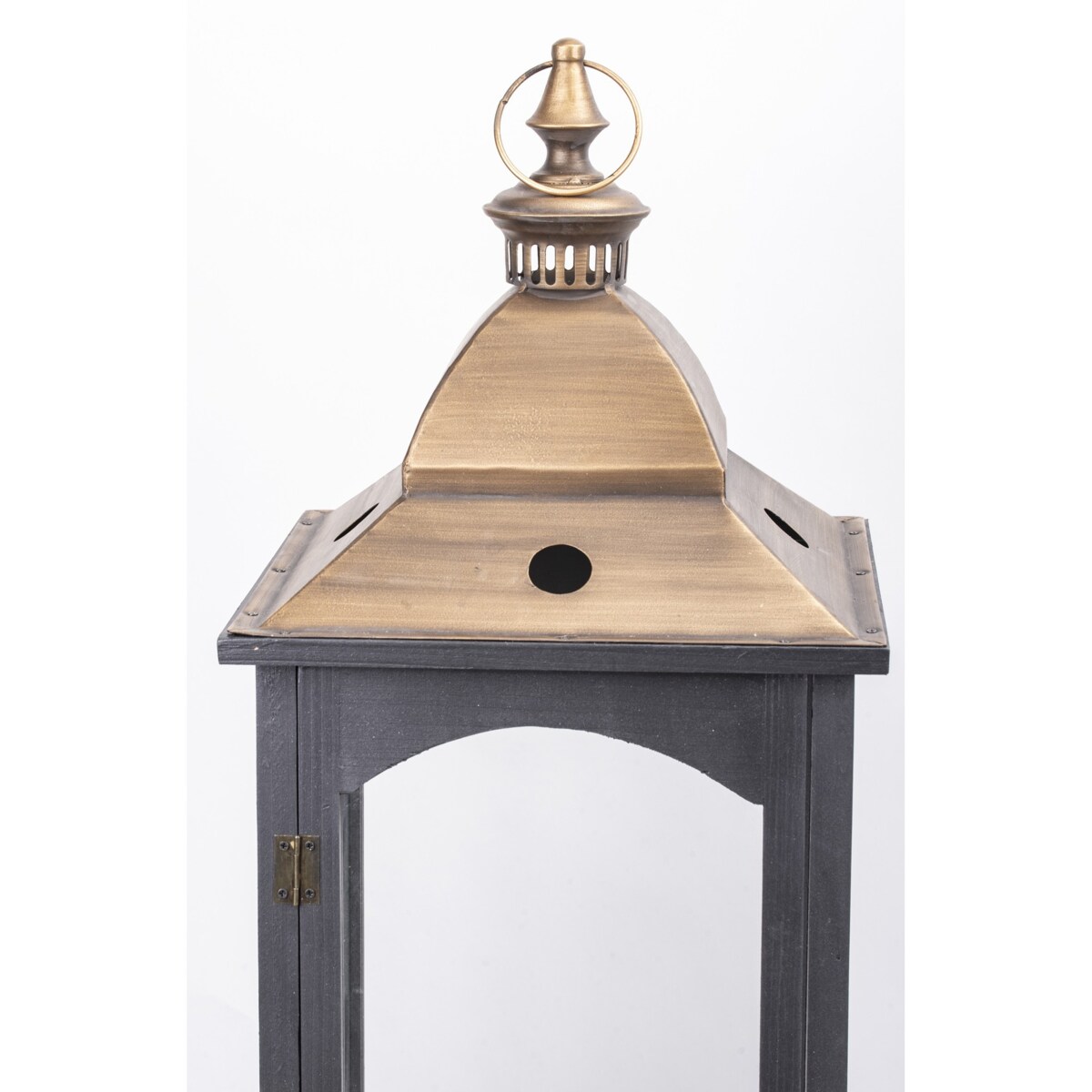 Garderoba do przedpokoju INOVA 1 czarny+złoty+manila16