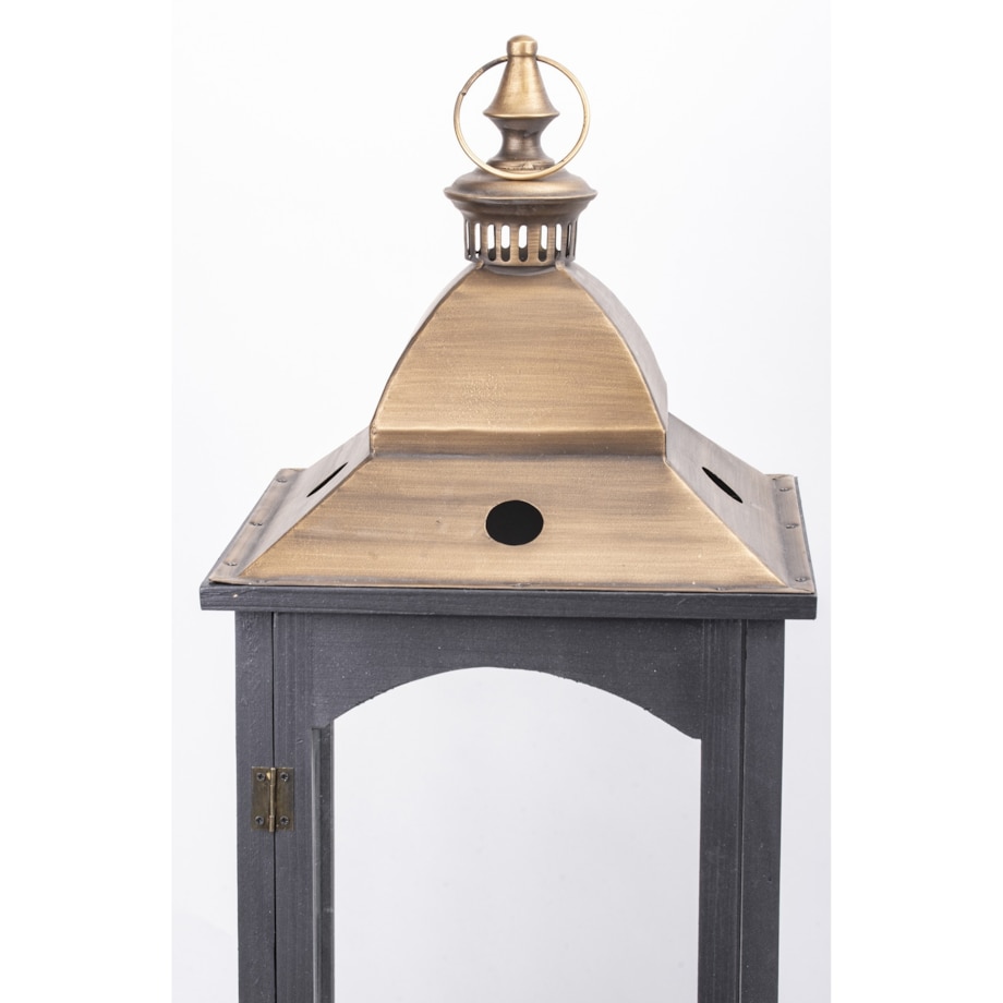 Garderoba do przedpokoju INOVA 1 czarny+złoty+manila16