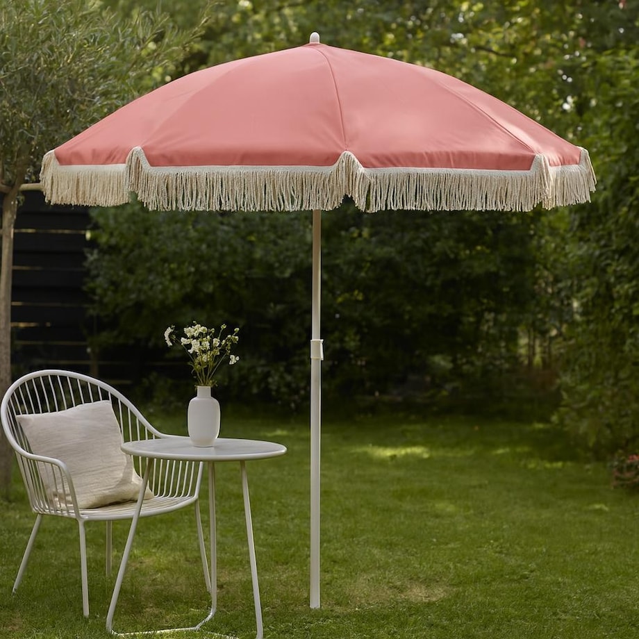 Parasol ogrodowy różowy 176xØ155 cm OMBRELLO