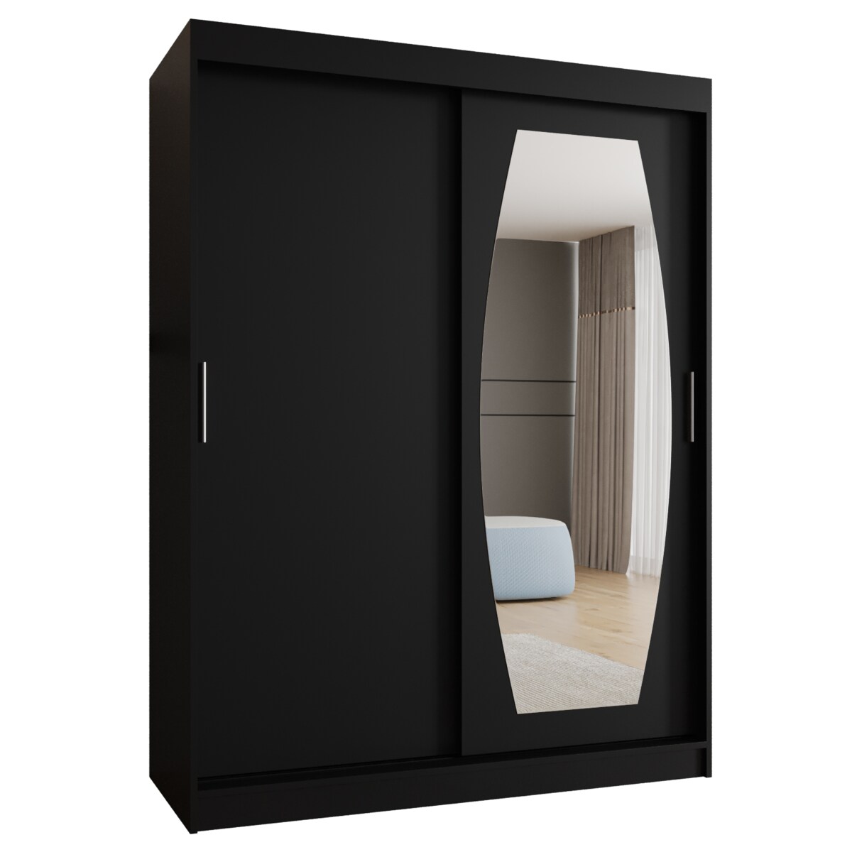 Szafa przesuwna ROSSA 150 czarny