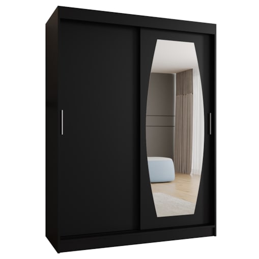 Szafa przesuwna ROSSA 150 czarny