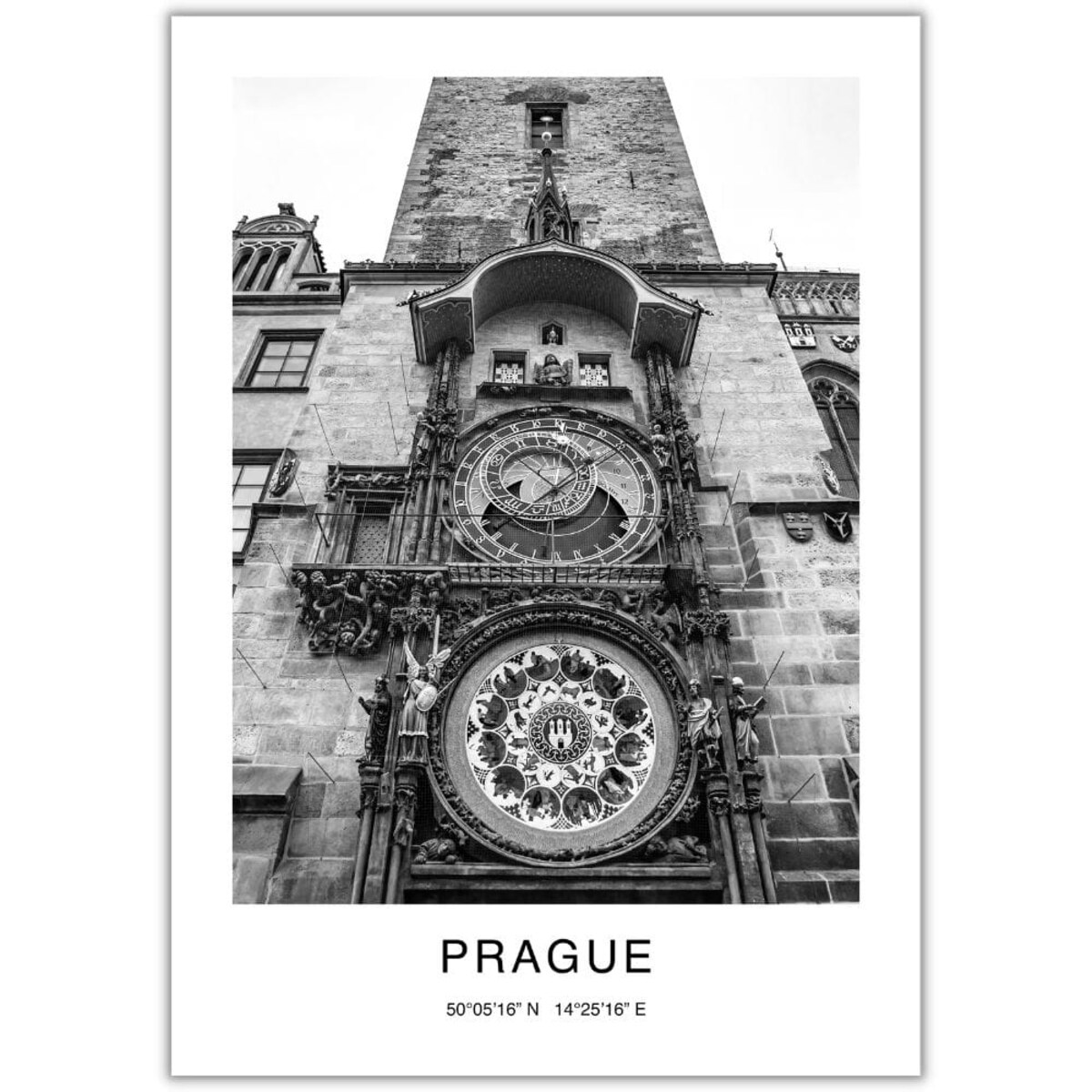 plakat prague 30x40 cm