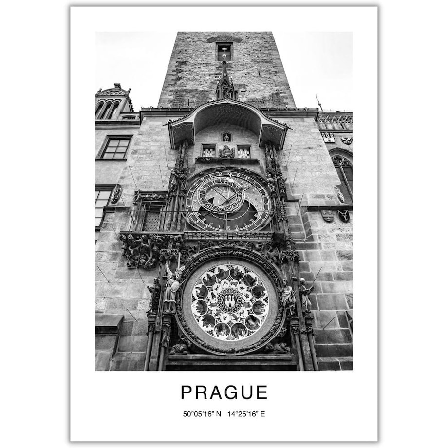 plakat prague 30x40 cm