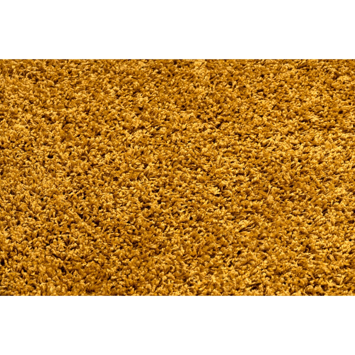 Dywan SOFFI koło shaggy 5cm złoty koło 120 cm