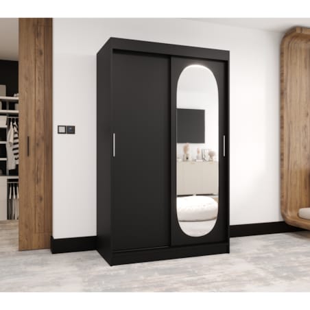 Szafa przesuwna ROYAL 120 czarny