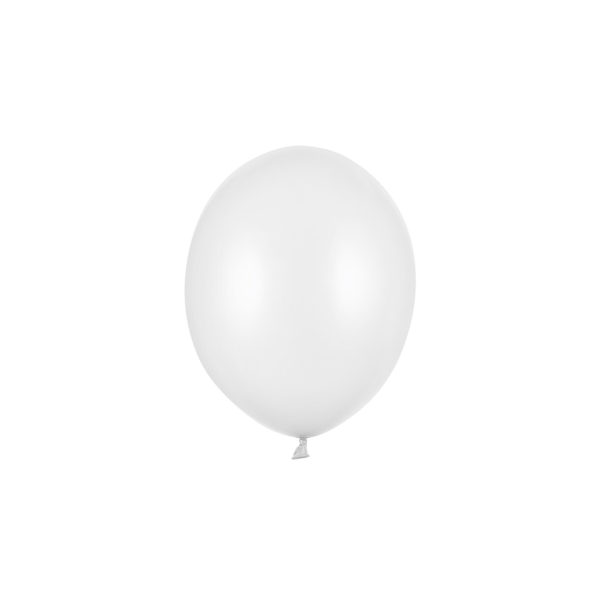 Balony Strong 23cm, Metallic Pure White (1 op. / 100 szt.)