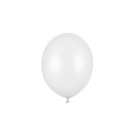 Balony Strong 23cm, Metallic Pure White (1 op. / 100 szt.)