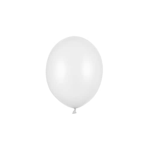 Balony Strong 23cm, Metallic Pure White (1 op. / 100 szt.)