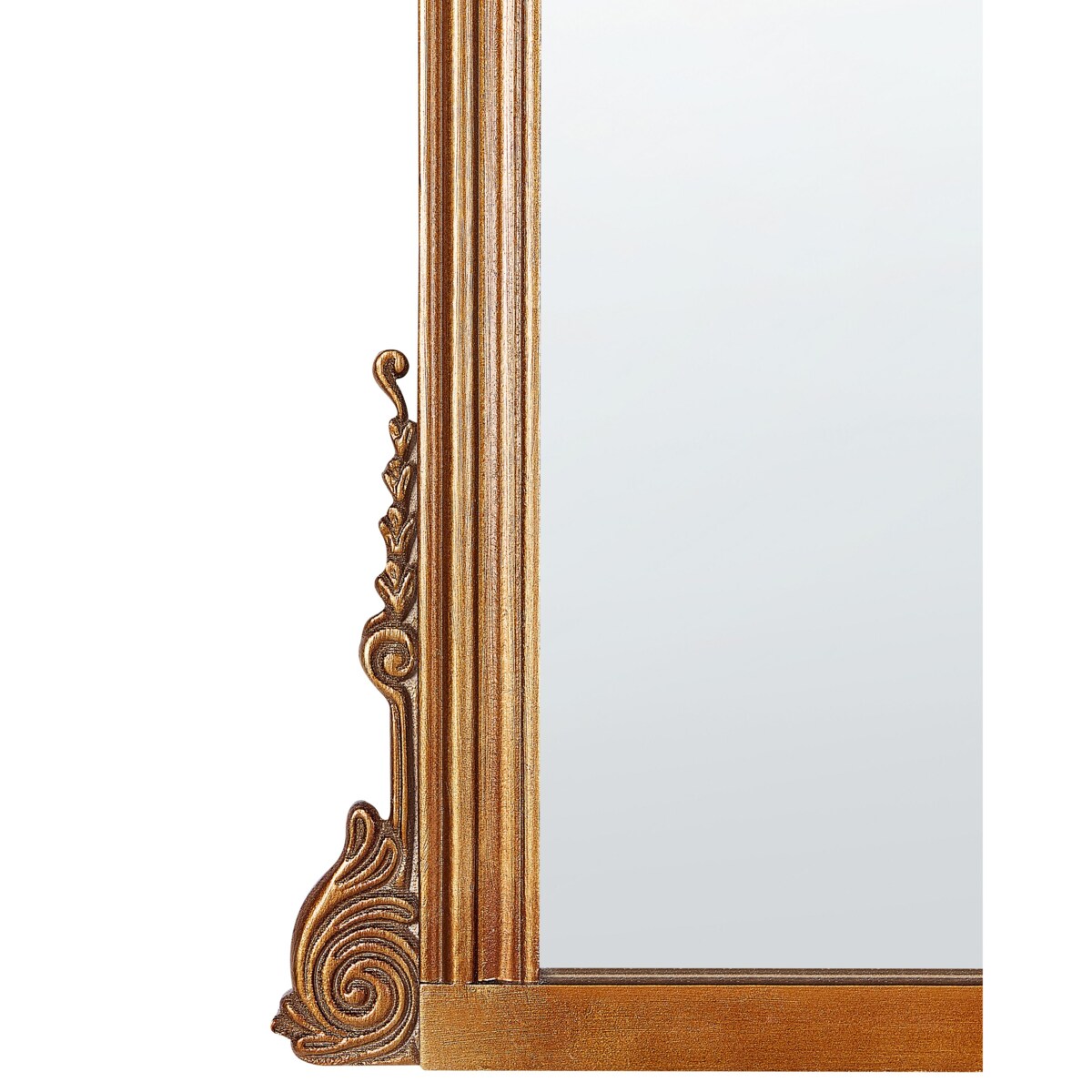 Lustro ścienne SUSSEY 75 cm 78 cm Złoty