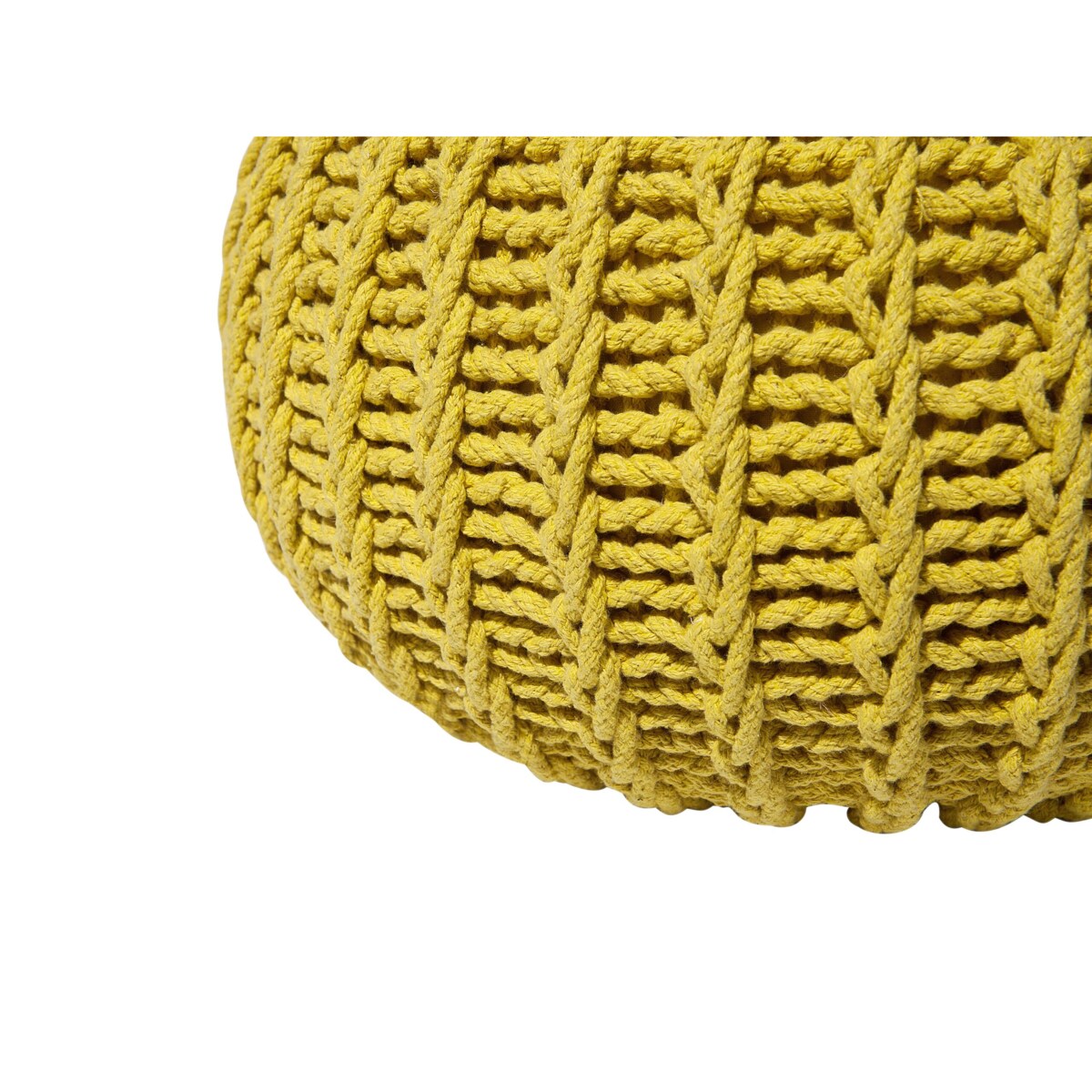 Puf 50 x 35 cm żółty CONRAD II