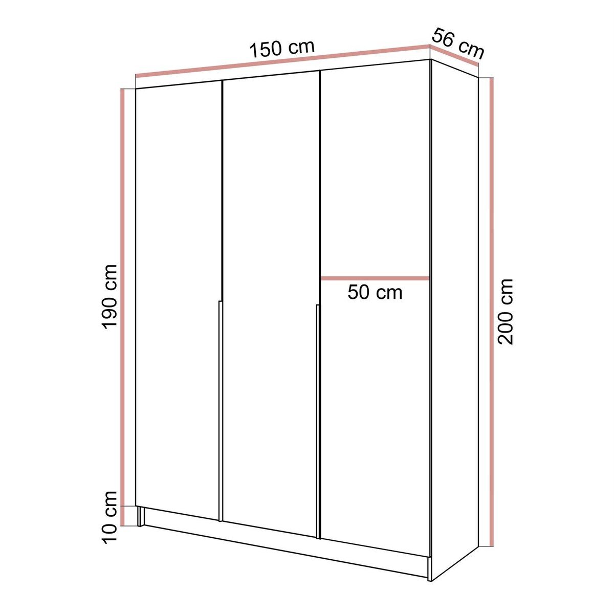 Szafa SAVAGE 3D KASZMIR