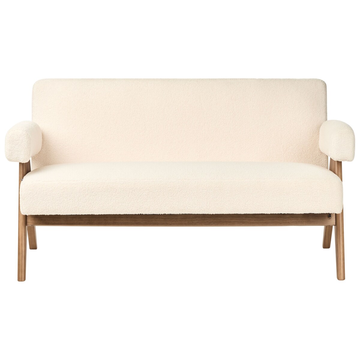 Sofa TAMRE Boucle Złamana biel dla 2 osób