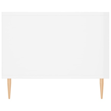 vidaXL Stolik kawowy, biały o wysokim połysku, 102x50x40 cm