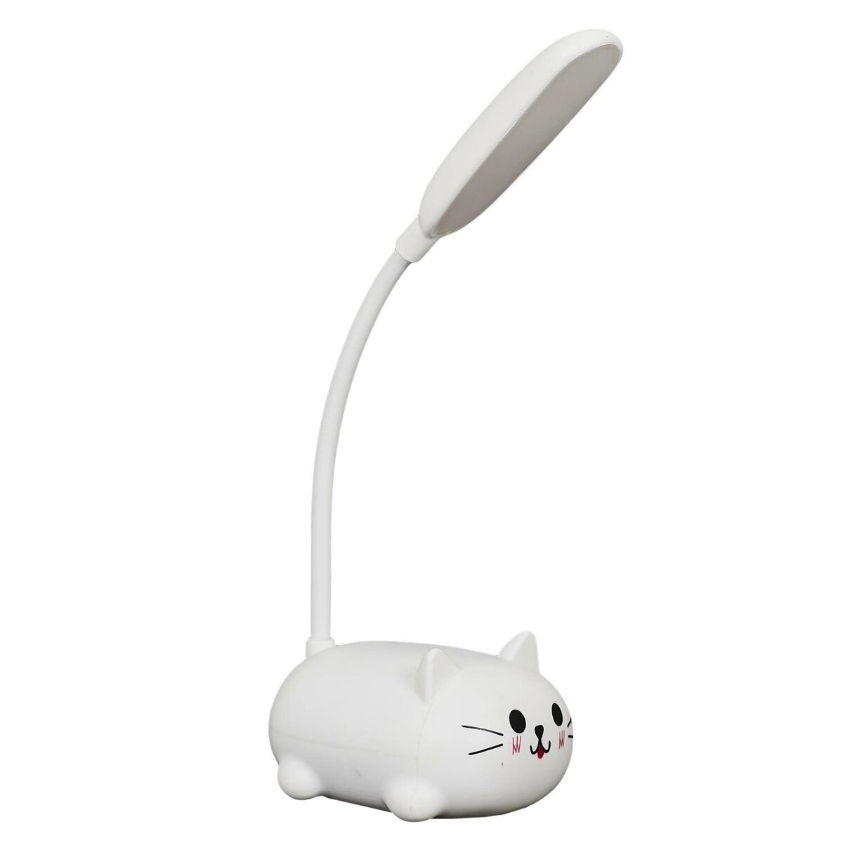 Lampka LED dla dzieci 21x8,5x11 cm KITTY biała