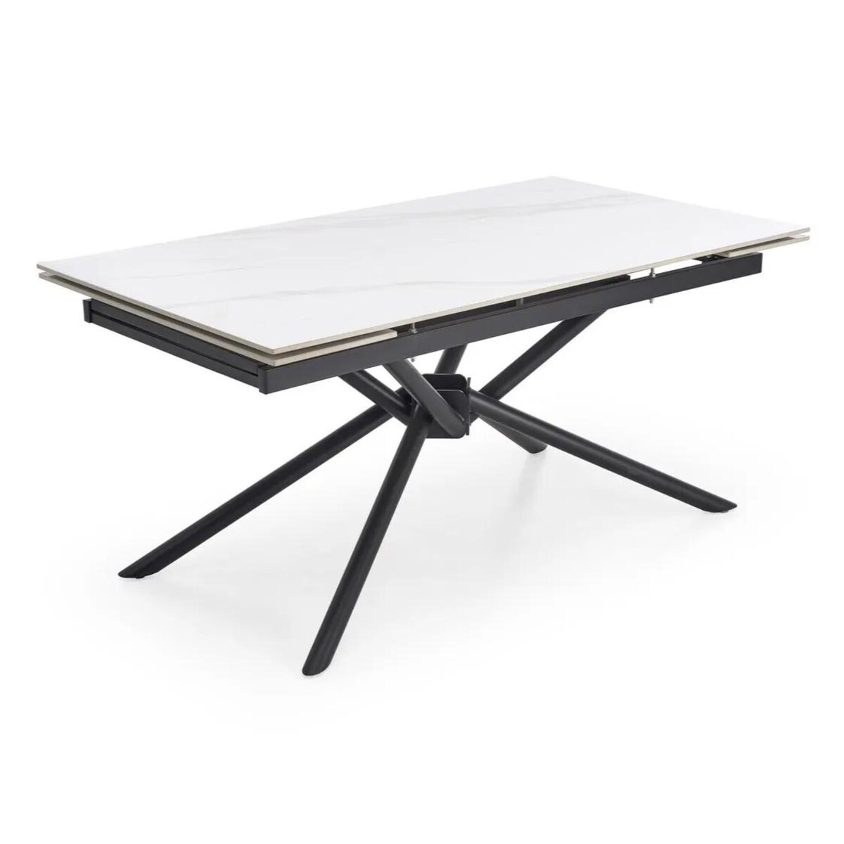 Stół rozkładany VITORINO 160(220)x90 biały marmur