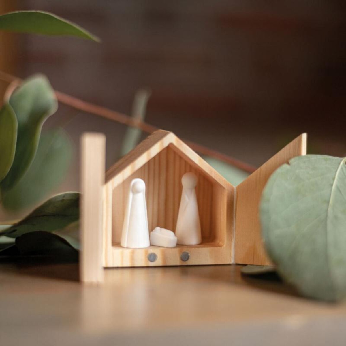 Mini szopka w pudełeczku