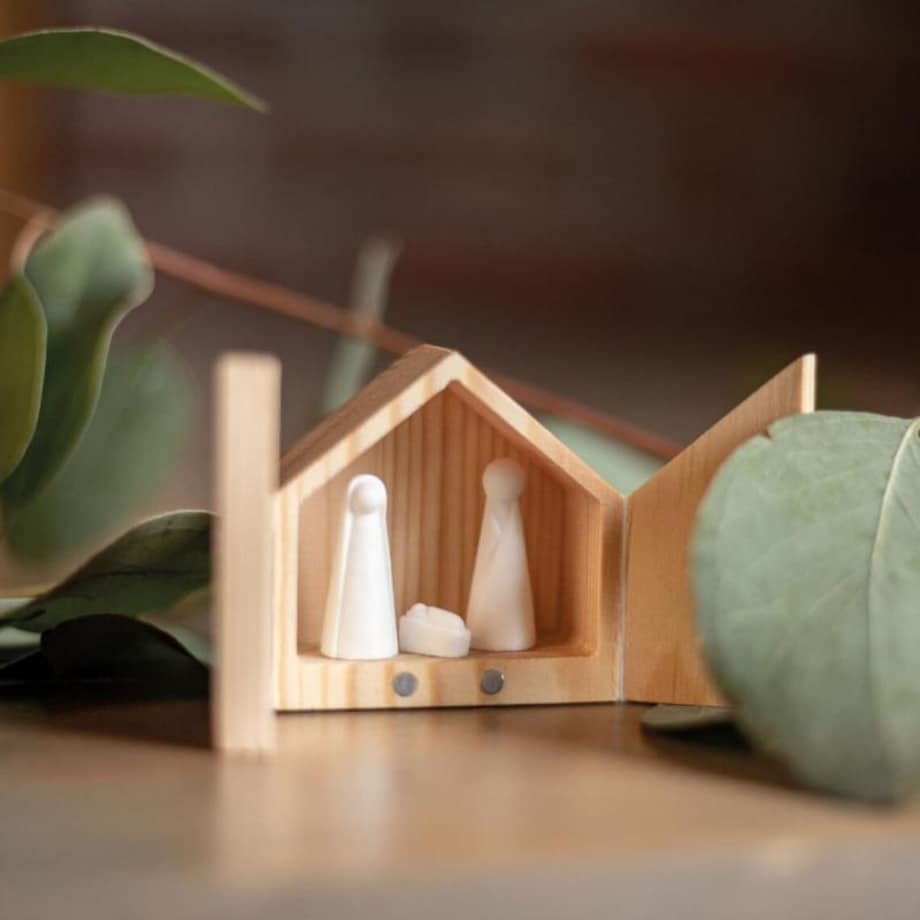 Mini szopka w pudełeczku