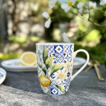 VILLA ITALIA Kubek porcelanowy 330 ml LIMONETTI