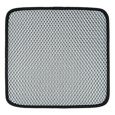 Wodoodporna poduszka na krzesło i meble ogrodowe 40x40 czarna