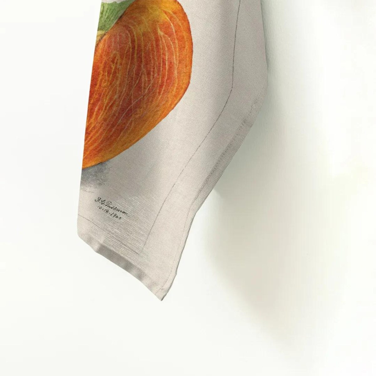 Lniany ręcznik kuchenny - Kaki