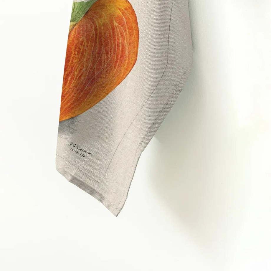 Lniany ręcznik kuchenny - Kaki