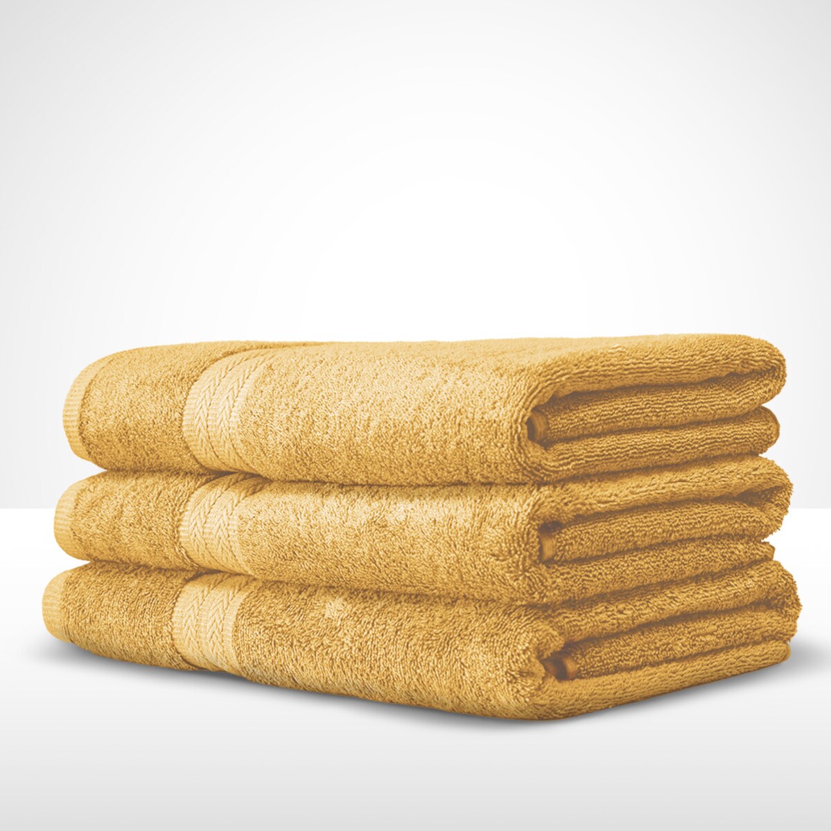 Ręcznik 70x140 cm bawełniany FORUM 550 g/m2 żółty