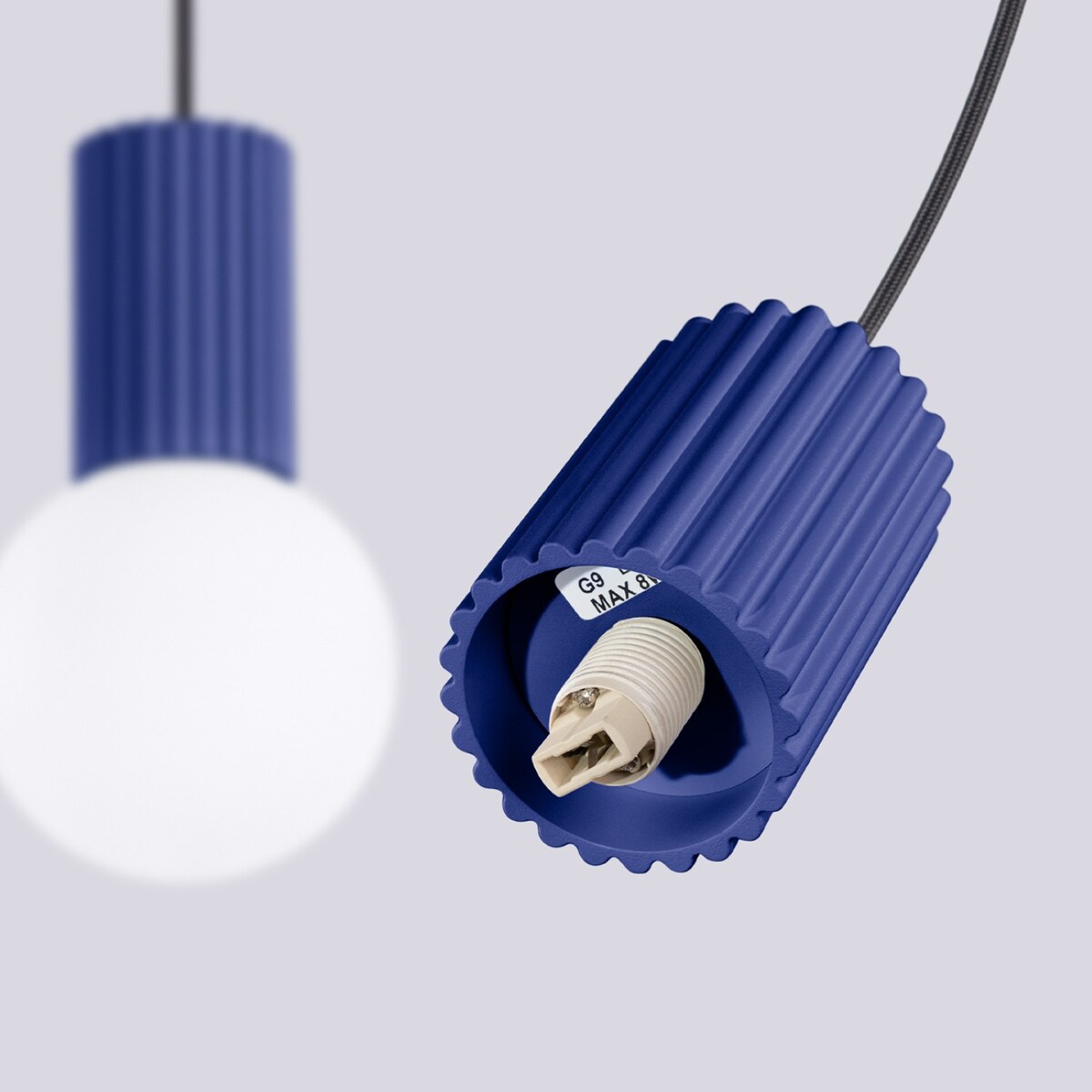 Lampa wisząca HALO 2L ultramaryna