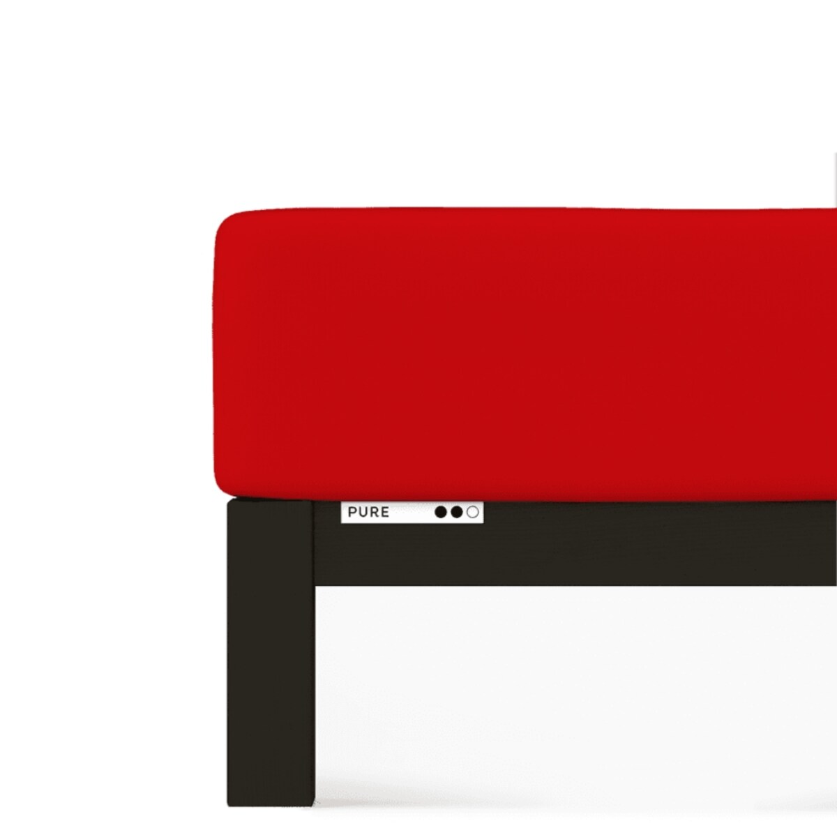 Prześcieradło Schlafgut Pure Baby Uniwersalny Red Deep 285