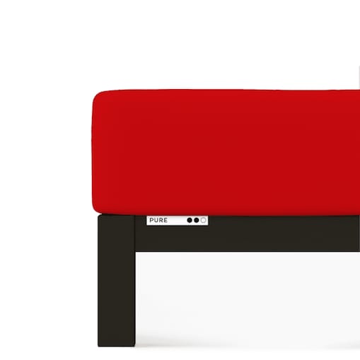 Prześcieradło Schlafgut Pure Baby Uniwersalny Red Deep 285