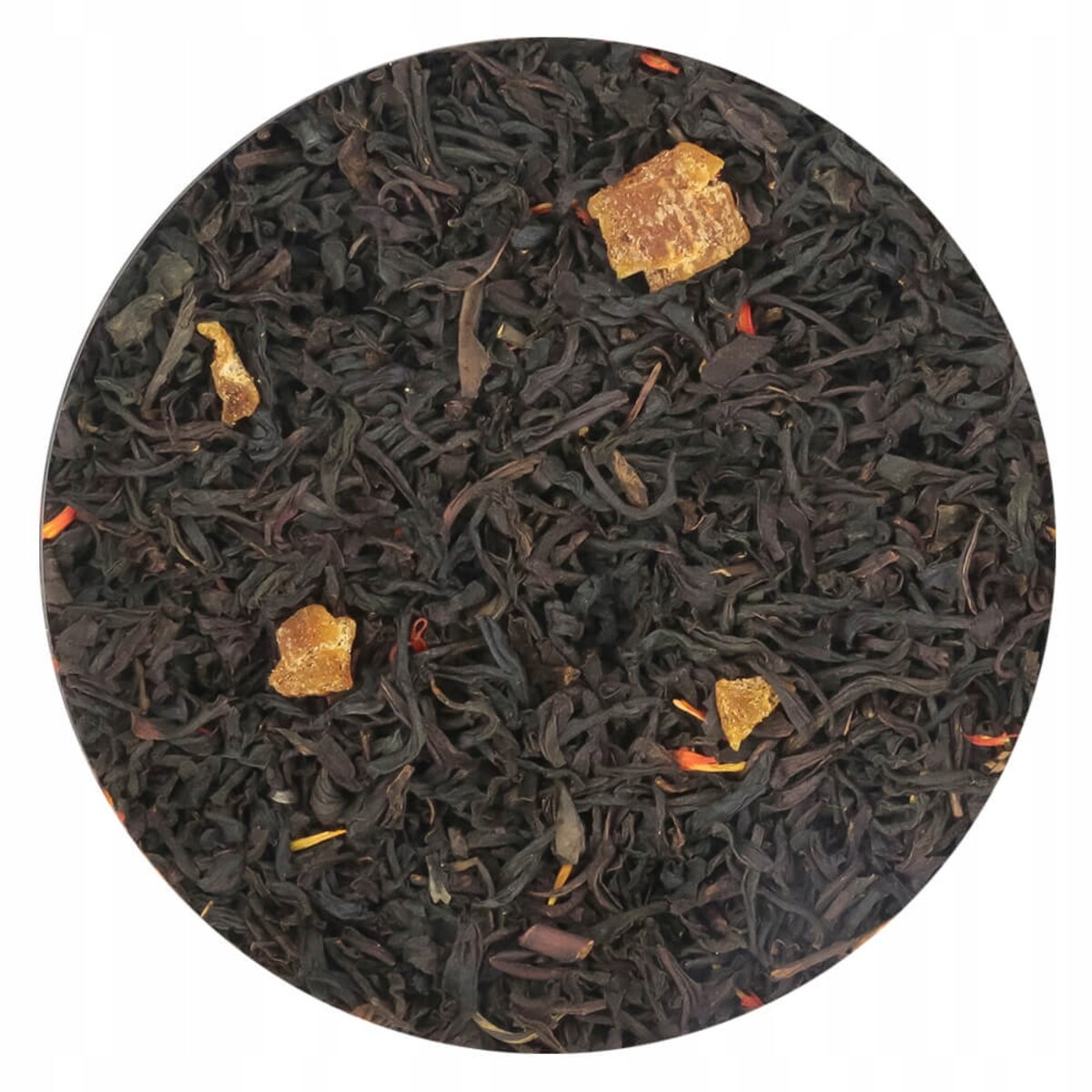 Herbata czarna MORELOWO TRUFLOWA o smaku wykwintnych trufli z nutą moreli - herbata liściasta sypana mieszanka napar susz - gotowa na prezent upominek