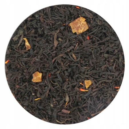 Herbata czarna MORELOWO TRUFLOWA o smaku wykwintnych trufli z nutą moreli - herbata liściasta sypana mieszanka napar susz - gotowa na prezent upominek