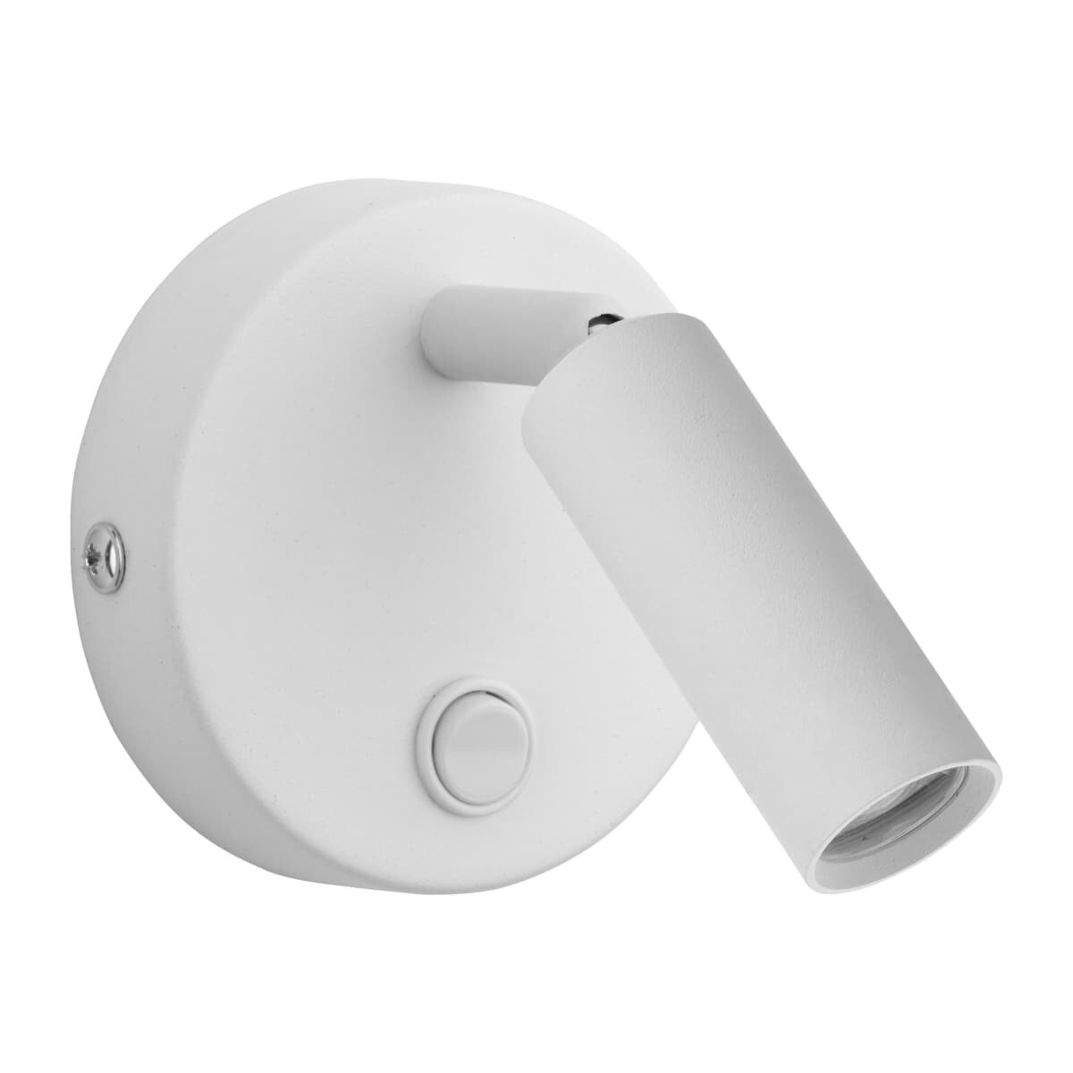 Lampa ścienna do czytania Enzo 4238 TK Lighting z włącznikiem okrągła biała