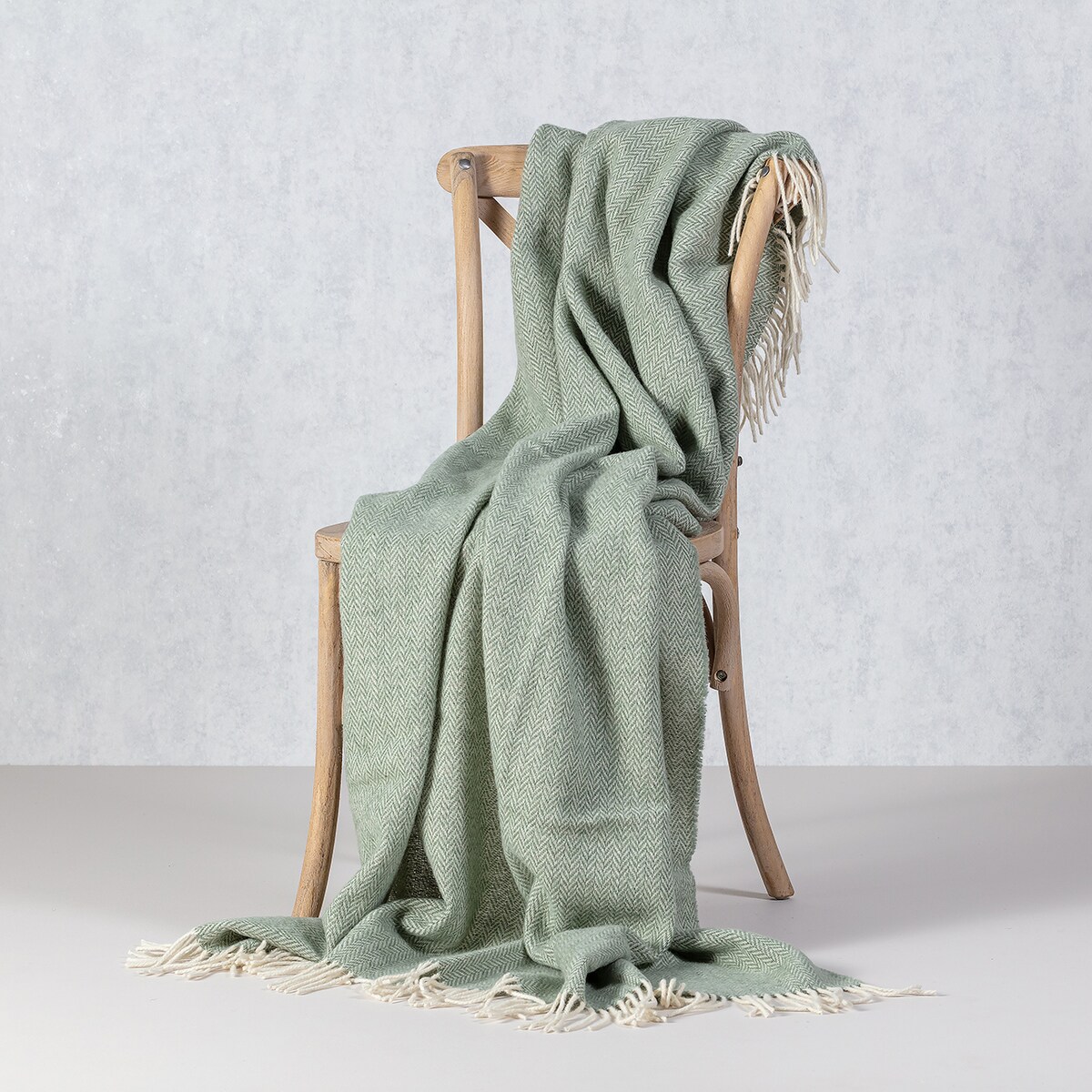 Pled Zelandia 140x200cm smoke green, 140 x 200 cm