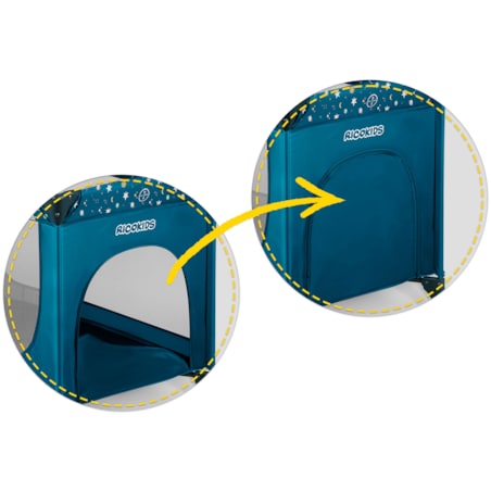 Łóżeczko turystyczne składane kojec akcesoria Ricokids