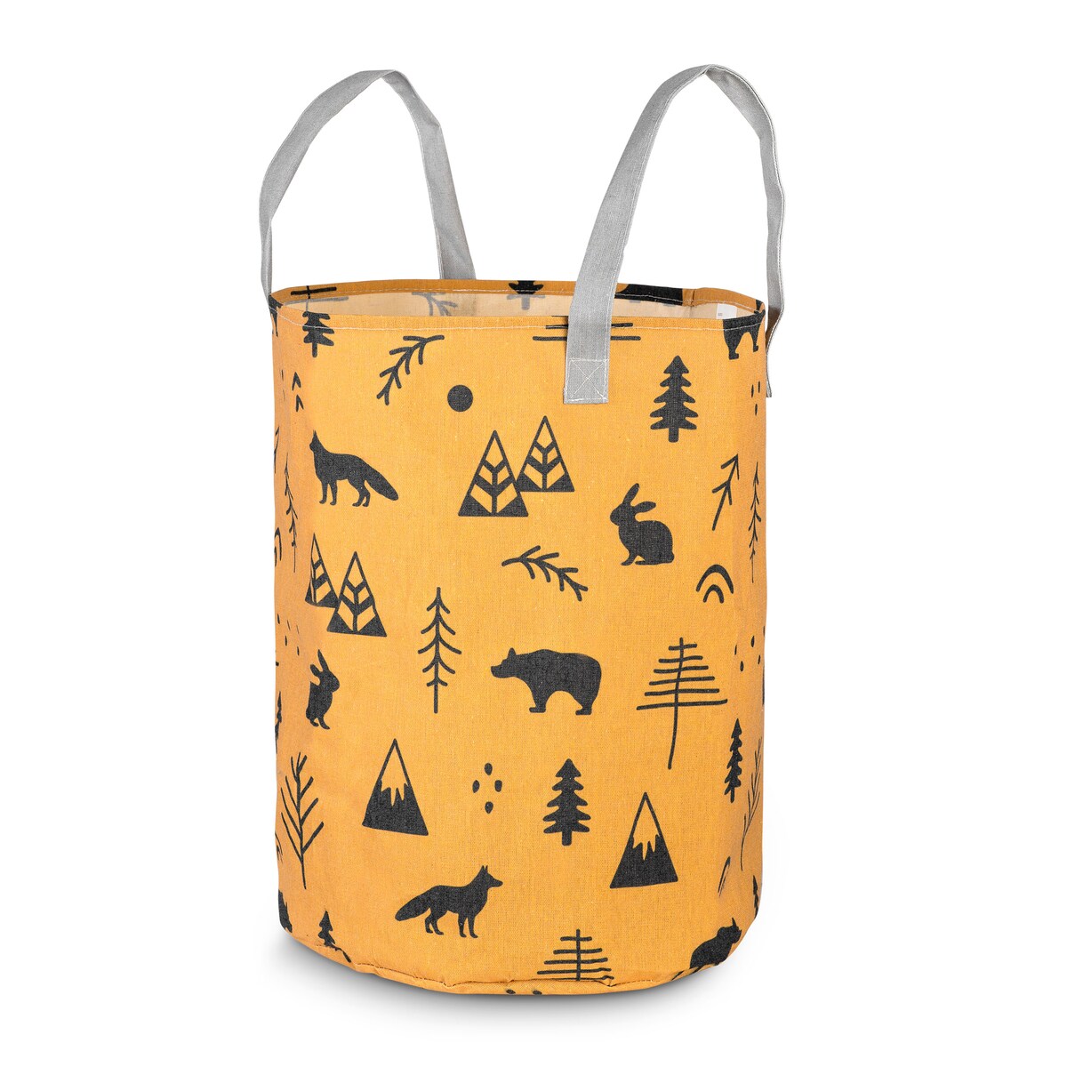 Kosz na zabawki akcesoria Nukido pomarańczowy