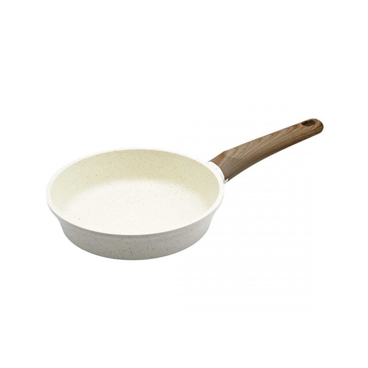 Patelnia granitowa marmurkowa NON-STICK indukcja gaz 24cm beżowa BRUNBESTE