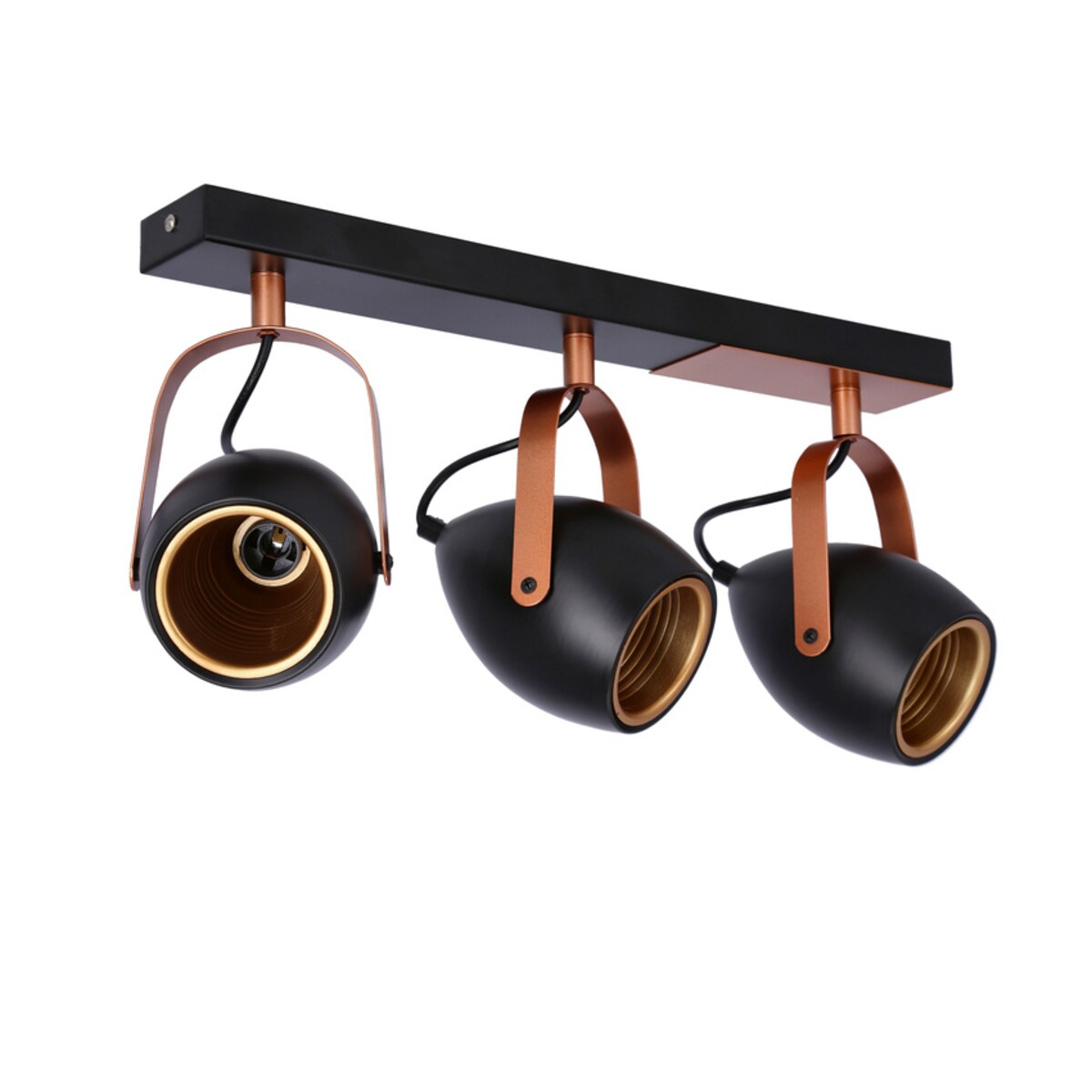 Potrójna lampa sufitowa Anica 93-82589 Candellux regulowana czarna