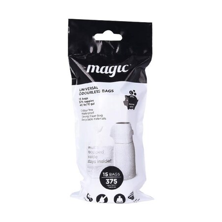 Worki Magic na zużyte pieluchy, trzywarstwowe