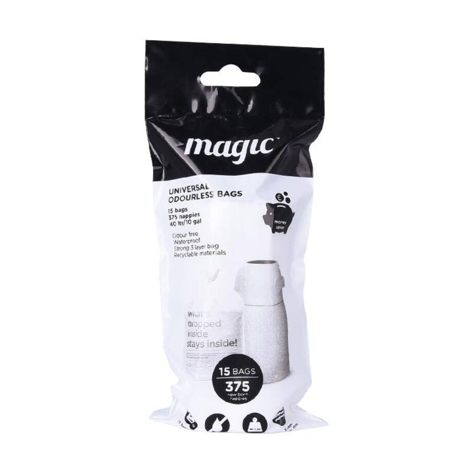 Worki Magic na zużyte pieluchy, trzywarstwowe