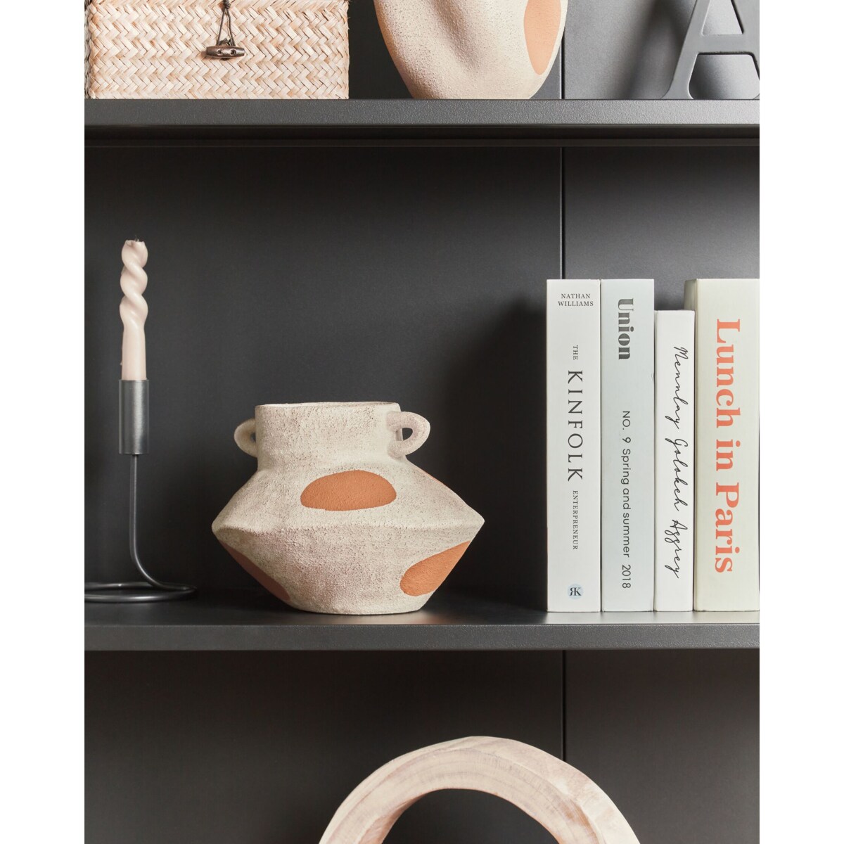 Kamionka Wazon na kwiaty 19 cm Beżowy Brązowy ALOSIDAE