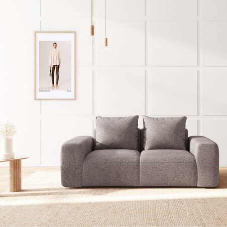 Monce Sofa 2 osobowa jasnoszara