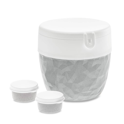 Śniadaniówka, pojemnik na sałatkę i sos BENTOBOX L, 3 elementy, KOZIOL